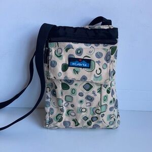 Kavu tan lavender mint green multi-color adjustable strap crossbody purse